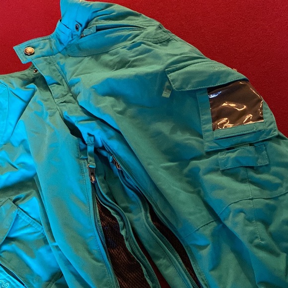 Burton Boarding Skiing Snow Pants (w zipper to jacket attachment and boot hook) - Picture 3 of 9